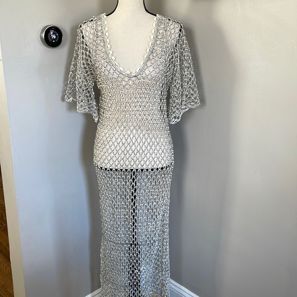 ZARA maxi brach dress cover up NWOT - Picture 3 of 13